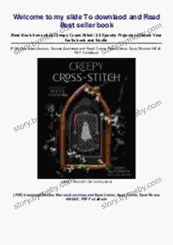 25 Spooky Projects To Haunt Your Halls Book Cover Creepy Cross Stitch: 25 Spooky Projects To Haunt Your Halls