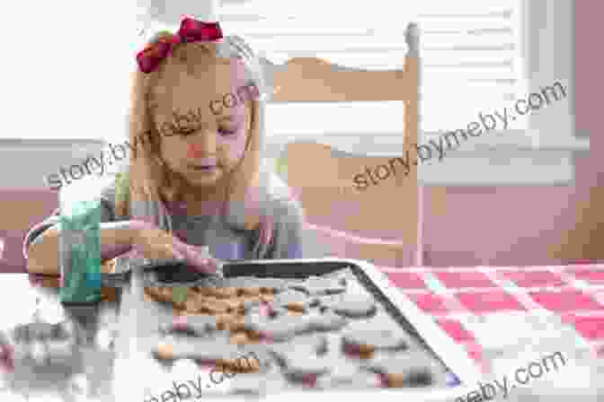 A Child Decorating Sugar Cookies With Colorful Sprinkles, Showing Off Their Creativity And Imagination. The Complete Simple Christmas Cookbook For Young Chef: 70+ Recipes Experiments Activities