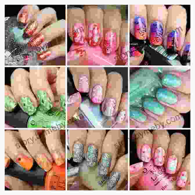 A Collage Of Different Nail Art Designs Sassy Nails: The Ultimate Nail Care Guide For Teens: Everything You Need To Maintain Strong Healthy And Fabulously Sassy Nails