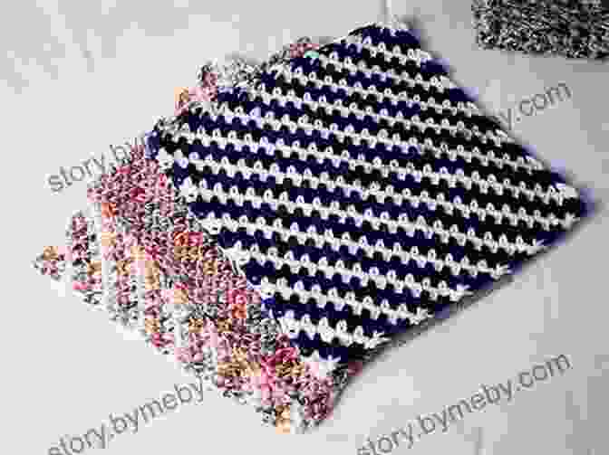 A Colorful Dishcloth With A Striped Pattern Make In A Weekend Potholders And Dishcloths (Knit)