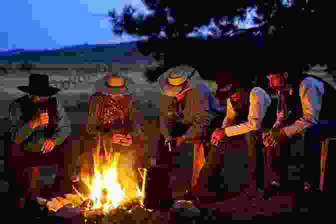 A Group Of Cowboys Sitting Around A Campfire In Good Shape (Cowboy Chatter Articles)