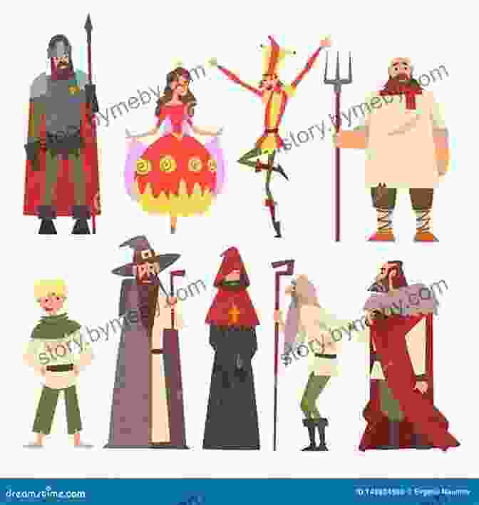 A Group Of Diverse Fantasy Characters, Including A Princess, A Knight, And A Wizard The King S Shadow (The Darkening Path 2)