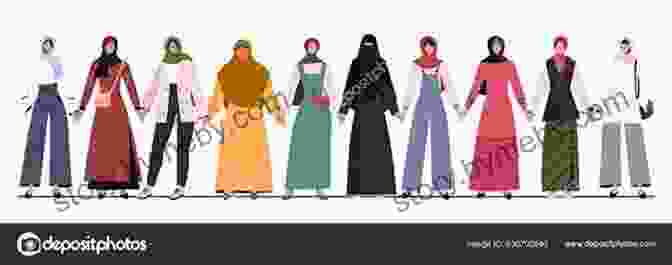 A Group Of Young Women In Colorful Hijabs Smiling And Holding Hands Against A Backdrop Of A Mosque The Good Girls Of Al Noor