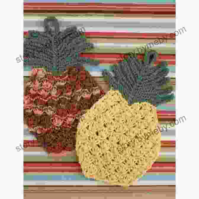 A Lacy Dishcloth With A Pineapple Stitch Pattern Make In A Weekend Potholders And Dishcloths (Knit)