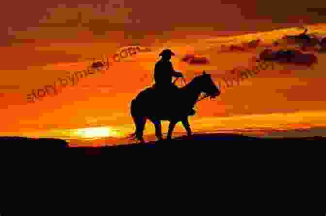 A Lone Lawman On Horseback, Silhouetted Against The Setting Sun, Riding Through A Vast And Rugged Landscape The Lawman: Adventures Of A Frontier Diplomat