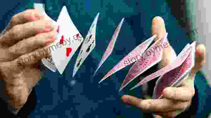 A Magician Performing A Card Flourish, Showcasing The Dexterity Required For Card Magic Basic Magic Tricks: Easy Tricks And Simple Stunts To Wow For Beginner Magicians