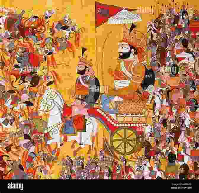 A Majestic Illustration Depicting The Epic Battle Of Kurukshetra From The Mahabharata The Ramayana: A Shortened Modern Prose Version Of The Indian Epic (Penguin Classics)