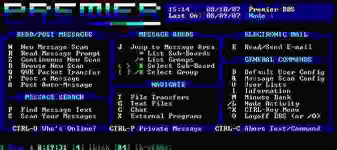 A Man Reading A BBS Message Board One Byte At A Time: A Memoir (The BBS Years)