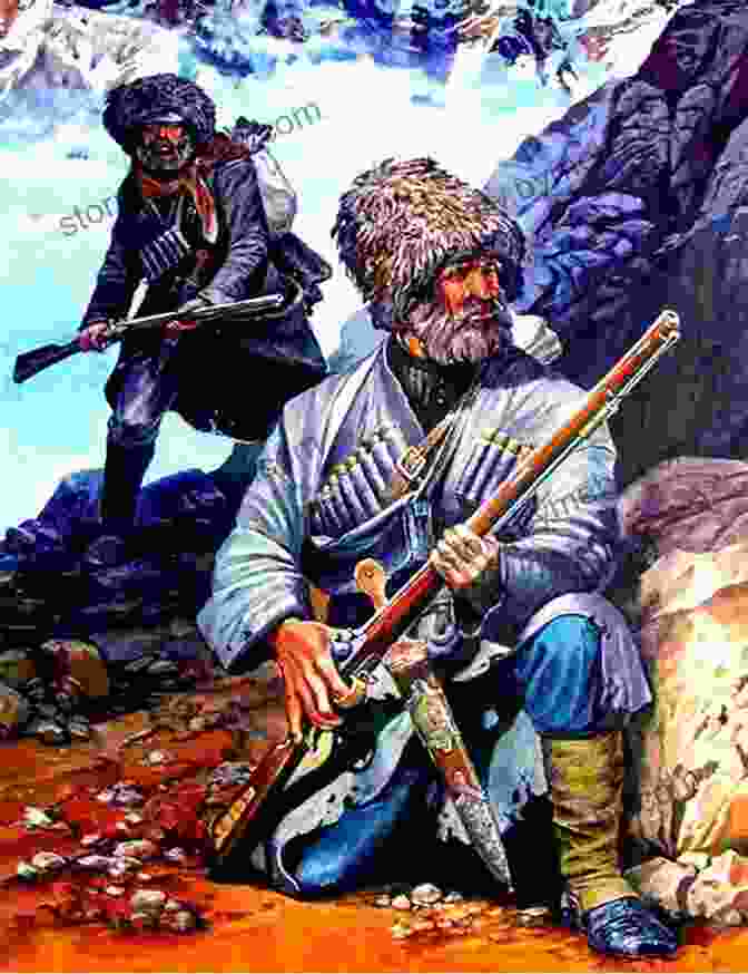 A Painting Depicting The Russian Conquest Of The Caucasus. The Sabres Of Paradise: Conquest And Vengeance In The Caucasus