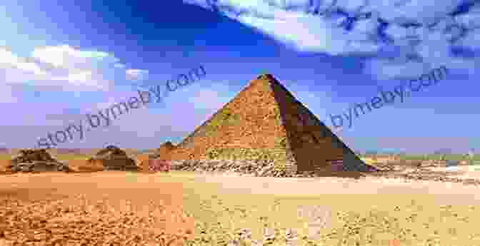 A Panoramic View Of The Majestic Pyramids Of Giza, Shrouded In An Ethereal Desert Landscape Travelogue: Egypt (Mysteries Of Egypt) (Travelogues)