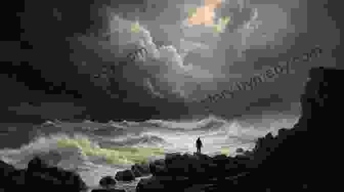 A Person Standing On A Rocky Cliff, Facing The Stormy Sea, With A Determined Expression, Symbolizing Resilience And The Ability To Overcome Challenges. Soul Searching Your Way To Happiness