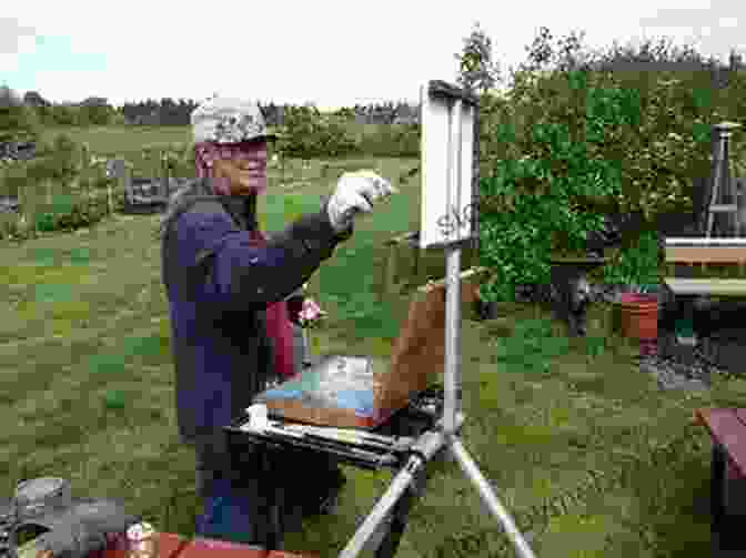 A Photograph Of A Painter Setting Up Their Easel And Materials Outdoors Painting On Location: Techniques For Painting Outside With Watercolours And Oils