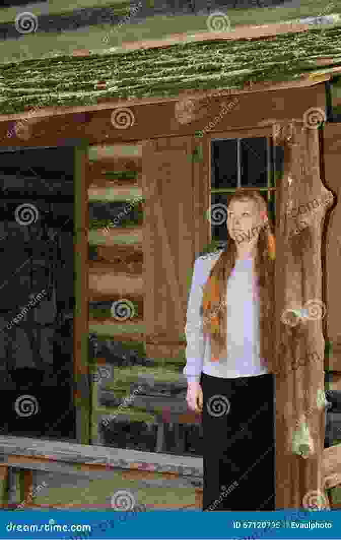 A Pioneer Woman Standing In Front Of A Log Cabin Pioneer Women Will Durant