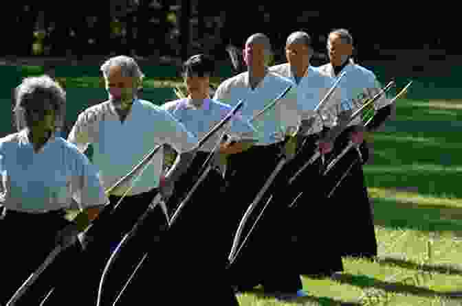 A Serene Archer Practicing Kyudo In A Tranquil Garden Zen Meditation The Art Of Shooting: Performance Edge Sports Edition