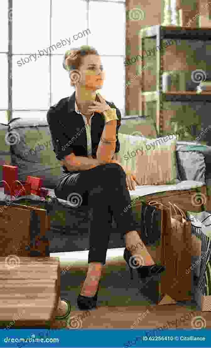 A Wealthy Woman Sitting Alone In A Luxurious Room, Looking Forlorn. Woes Of The Rich: Seeing Beyond The Money