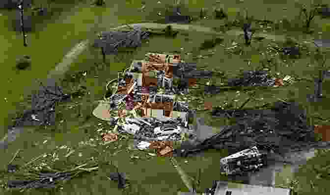 Aerial View Of A Tornado Ravaged Landscape, Showcasing The Destructive Force Of Nature Tornado Terror (I Survived True Stories #3)