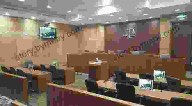 An Image Of A Modern Courtroom With Technology And Equipment The Journey Of The Courtroom