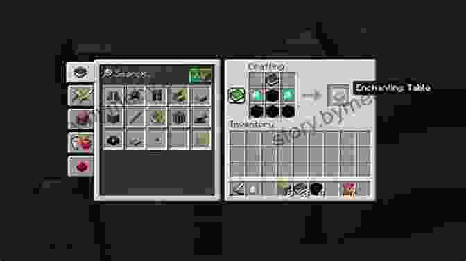 An Image Of A Player Enchanting An Item In Minecraft, Using An Enchanting Table. 75 Ways To Teach Computing: Minecraft Education Edition: Making The Most Of Minecraft