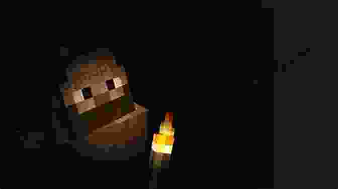 An Image Of A Player Exploring A Dark Cave In Minecraft, Holding A Torch. 75 Ways To Teach Computing: Minecraft Education Edition: Making The Most Of Minecraft