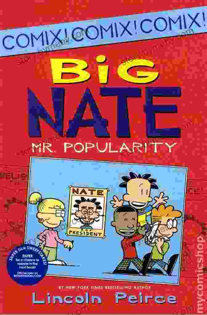 Big Nate: Mr. Popularity Comic Book Cover Big Nate: Mr Popularity (Big Nate Comix 4)