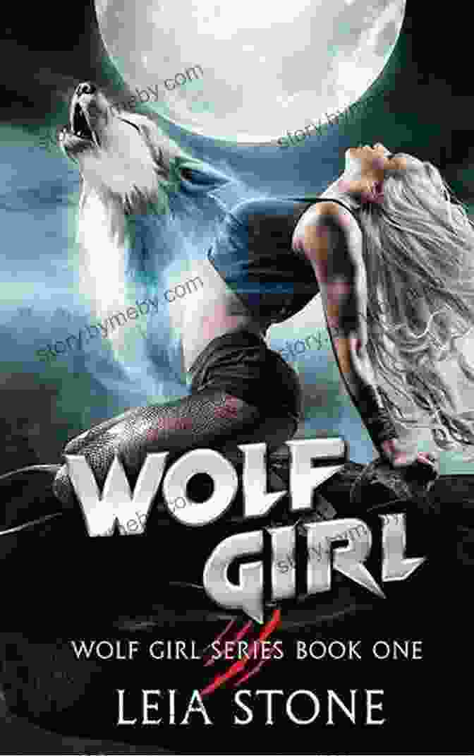 Captivating Cover Of Wolf Girl Leia Stone Novel, Featuring A Fierce Young Woman Adorned In Wolf Fur, Her Eyes Piercing With Determination. Wolf Girl Leia Stone