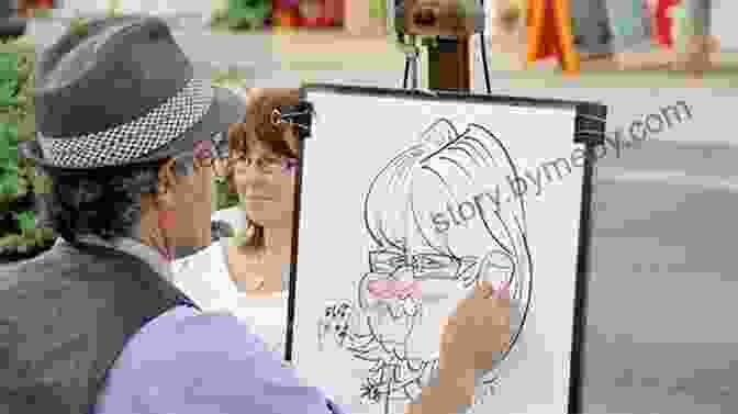 Caricature Artist At A Public Event, Drawing Caricatures For Clients The Art Of Caricaturing: Making Comics