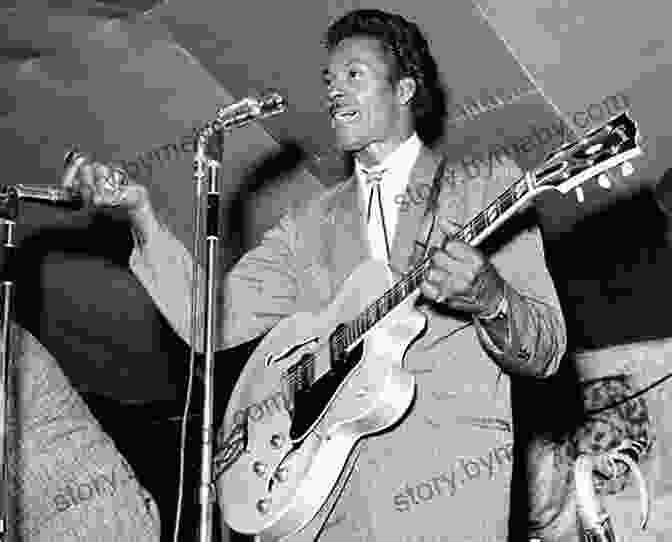 Chuck Berry Performing With His Signature Electric Guitar, Revolutionizing The Blues Genre Sam Phillips: The Man Who Invented Rock N Roll