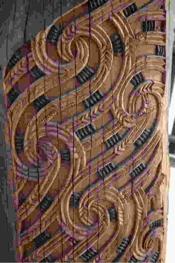 Close Up Of A Polynesian Wooden Carving Depicting A Traditional Design Polynesian Paradise Noel Riley Fitch