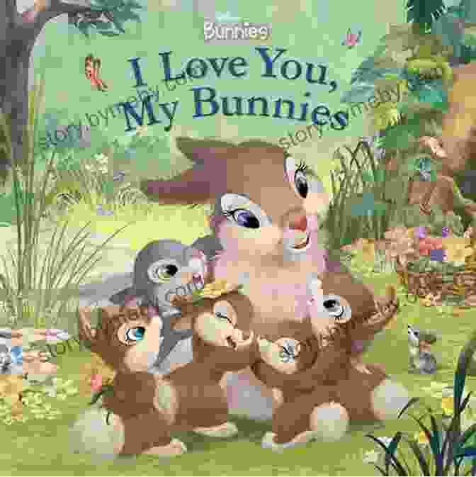 Cover Image Of 'Love You My Bunnies' Disney Storybook Ebook Featuring Thumper, Princess Dot, And Peter Cottontail Disney Bunnies: I Love You My Bunnies (Disney Storybook (eBook))