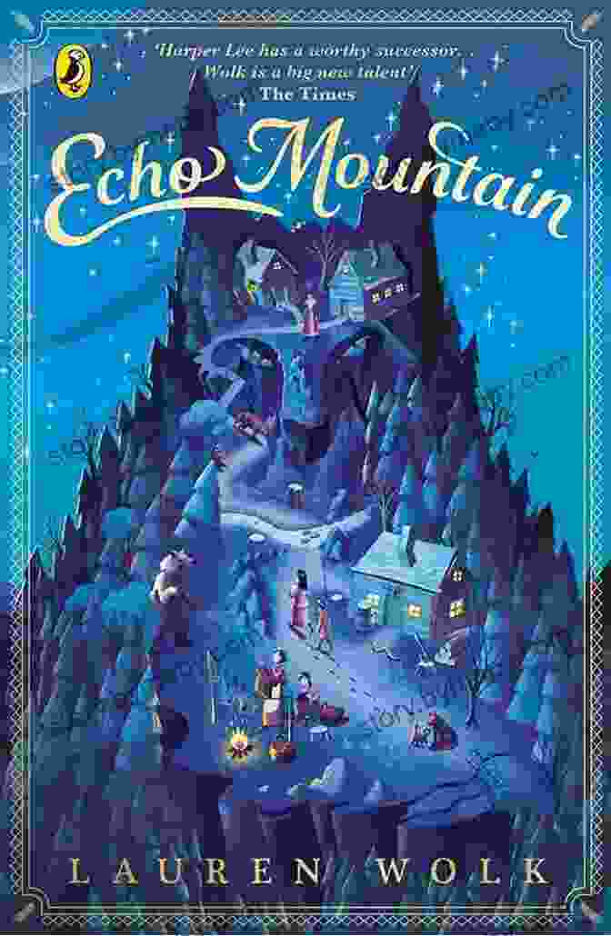 Echo Mountain Book Cover Featuring A Girl Holding A Rifle, Standing In A Forest Echo Mountain Lauren Wolk