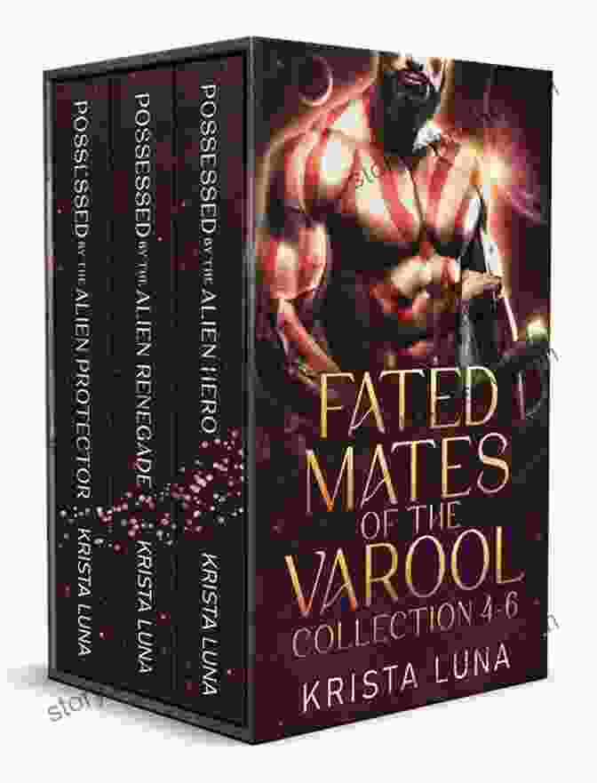 Fated Mates Of The Varool Book Cover Featuring A Fierce Alien Warrior And A Determined Human Woman Possessed By The Alien King: A Scifi Alien Warrior Romance (Fated Mates Of The Varool 1)