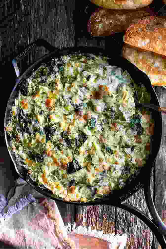 Golden Brown Spinach And Artichoke Dip Bubbling In A Skillet Copycat Recipes: Making The Applebee S Grill And Bar Most Popular Recipes At Home (Famous Restaurant Copycat Cookbooks)