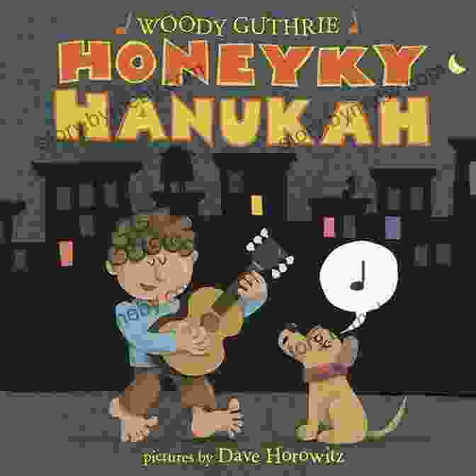 Honeyky Hanukah Book Cover: A Vibrant And Festive Illustration Of A Honey Themed Hanukkah Celebration. Honeyky Hanukah Lauren Tarshis