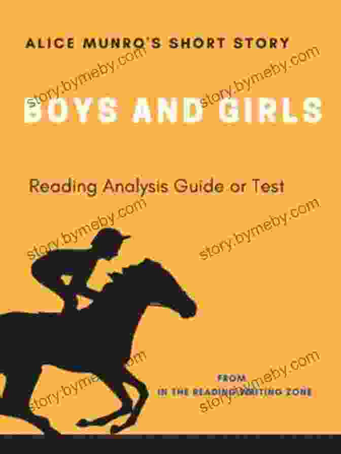 Intriguing Cover Of 'Study Guide For Alice Munro Boys And Girls Short Stories For Students' Featuring A Thoughtful Portrait Of Alice Munro And Snippets Of Her Captivating Storytelling A Study Guide For Alice Munro S Boys And Girls (Short Stories For Students)