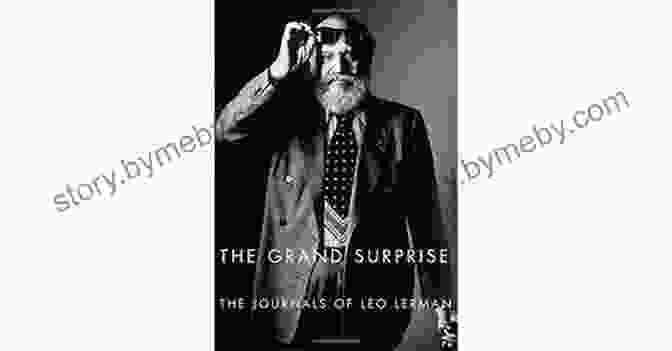 Leo Lerman Holding A Copy Of His Book, 'The Grand Surprise' The Grand Surprise: The Journals Of Leo Lerman