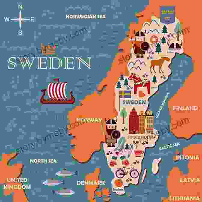 Map Of Sweden With Travel Information Lonely Planet Sweden (Travel Guide)