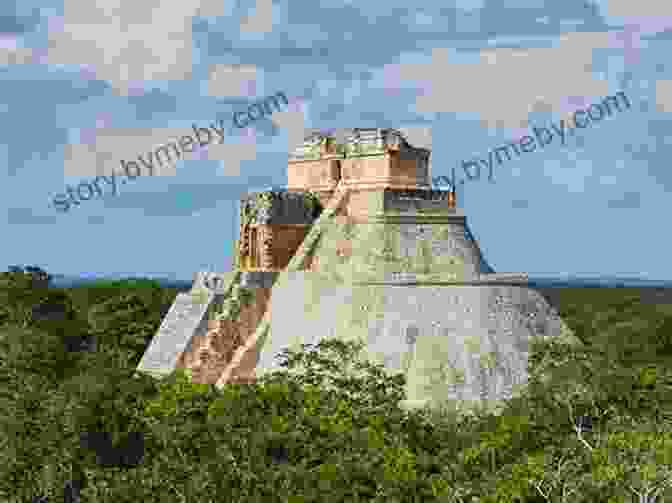 Pyramid Of The Magician, Uxmal Mayan Archaeological Sites: Uxmal (Mayan Peninsula (English))