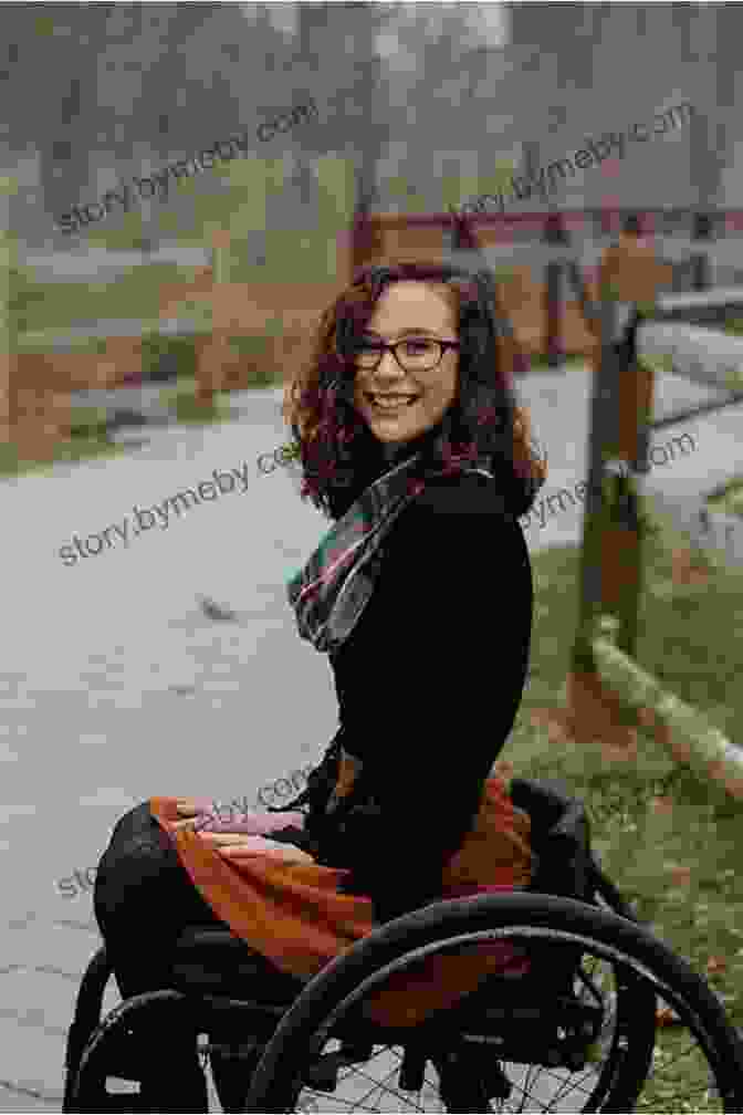 Sarah, A Young Woman In A Wheelchair, Smiling And Giving A Speech At A Rally. Dear Freedom Writer: Stories Of Hardship And Hope From The Next Generation