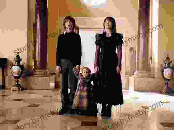 The Baudelaire Orphans, Violet, Klaus, And Sunny, Standing Amidst A Whirlwind Of Misfortune The Dark Lemony Snicket