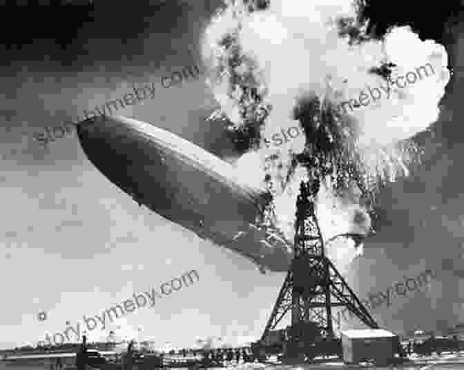 The Hindenburg Disaster In Flames, With People Jumping From The Wreckage I Survived The Hindenburg Disaster 1937 (I Survived #13)