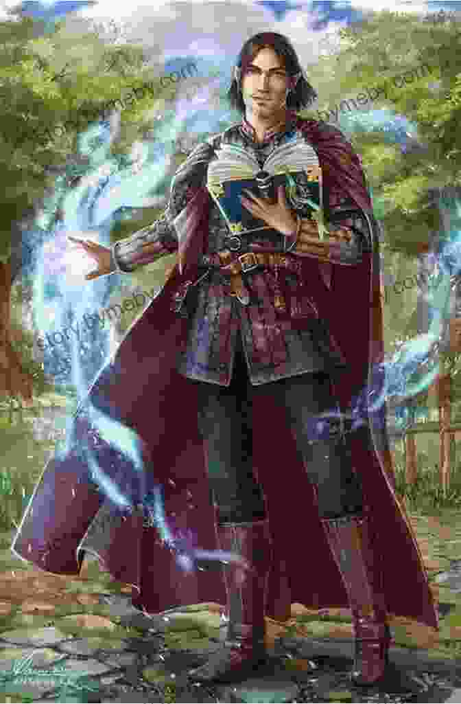 The Mage's Apprentice Book Cover, Showing A Young Sorcerer Casting A Spell Swords And Sorcery (The Faerie Tales 1)