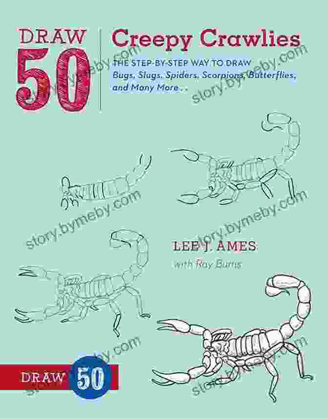 The Step By Step Way To Draw Bugs, Slugs, Spiders, Scorpions, Butterflies, And Many More Draw 50 Creepy Crawlies: The Step By Step Way To Draw Bugs Slugs Spiders Scorpions Butterflies And Many More