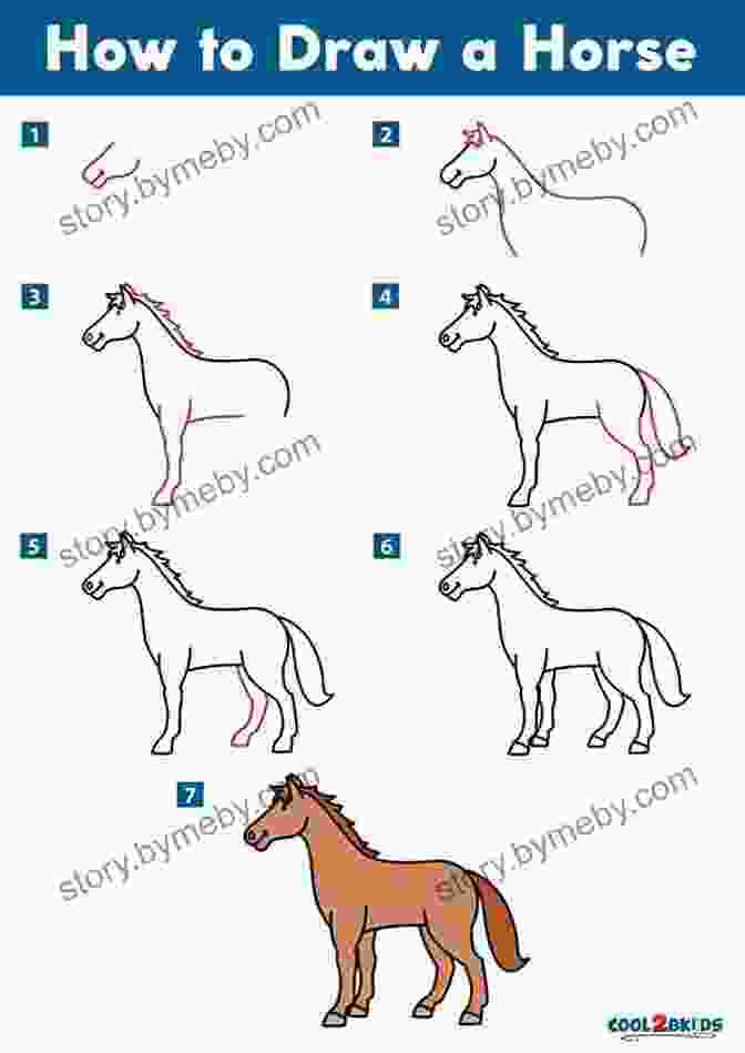 The Step By Step Way To Draw Horses Cats Dogs Birds Fish And Many More Creatures Book Cover Draw 200 Animals: The Step By Step Way To Draw Horses Cats Dogs Birds Fish And Many More Creatures