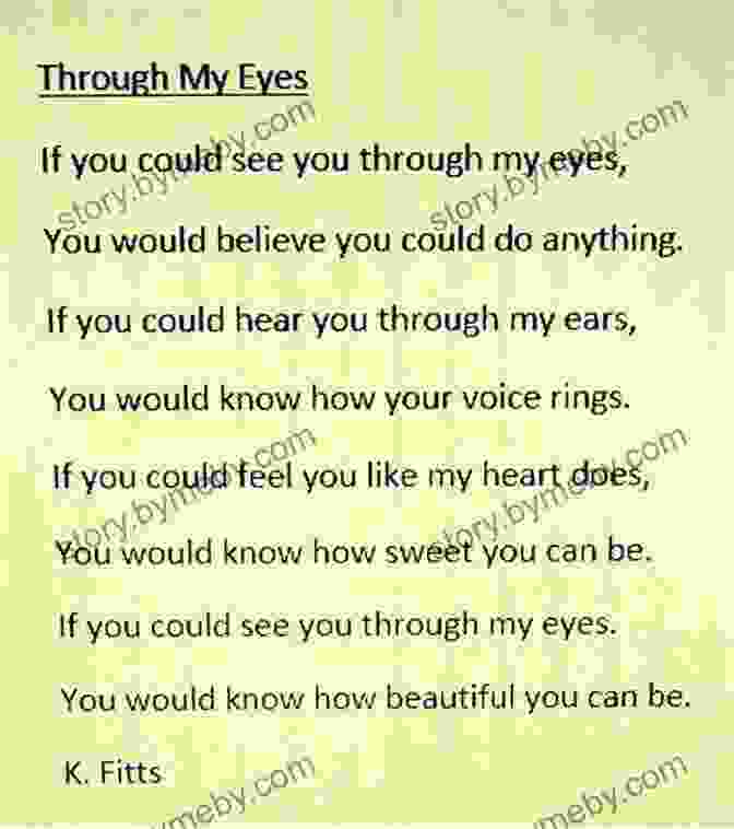 Through My Eyes Poems From My Dark Time Book Cover Through My Eyes: Poems From My Dark Time