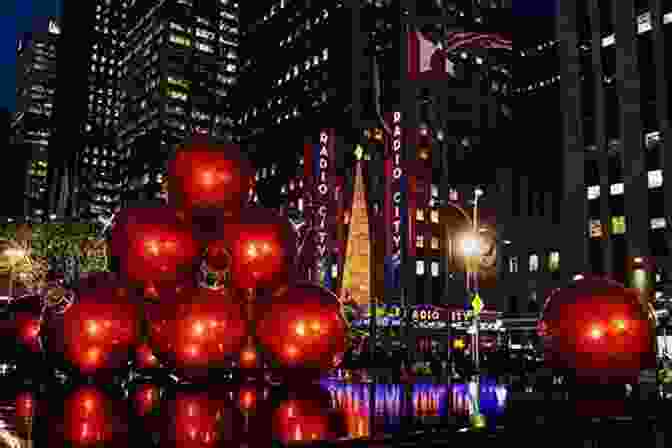 Twinkling Lights Of New York City At Christmas Time A New York Butterfly Christmas