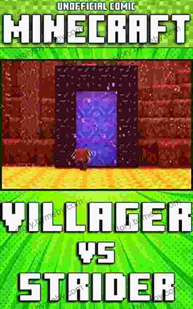 Unofficial Minecraft Villager Vs Strider Comic Minecraft Comic 10 Cover (Unofficial) Minecraft: Villager Vs Strider Comic (Minecraft Comic 10)