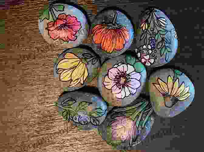 Vibrant Floral Rock Painting Project Rock Painting For Kids: Painting Projects For Rocks Of Any Kind You Can Find