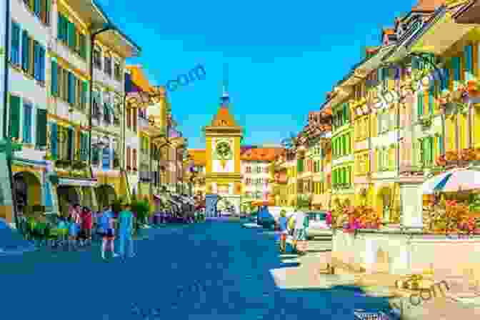 Vibrant Street Scene In A Swiss City Lonely Planet Switzerland (Travel Guide)