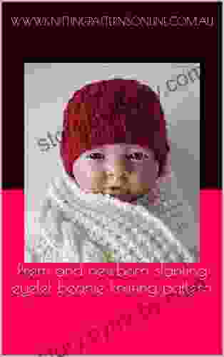 Prem And Newborn Slanting Eyelet Beanie Knitting Pattern Lizzy